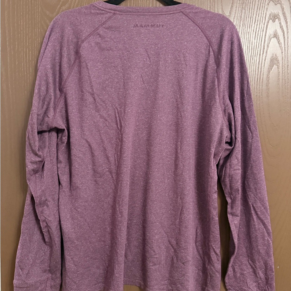 Mammut Heathered Plum Long Sleeve Tee - Picture 2 of 4